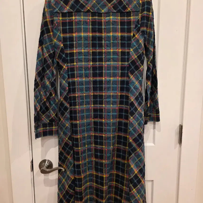 [BUNJANG] Keith Check Long Shirt Dress / KEITH 키이스 SS 체크 롱 셔츠 원피스