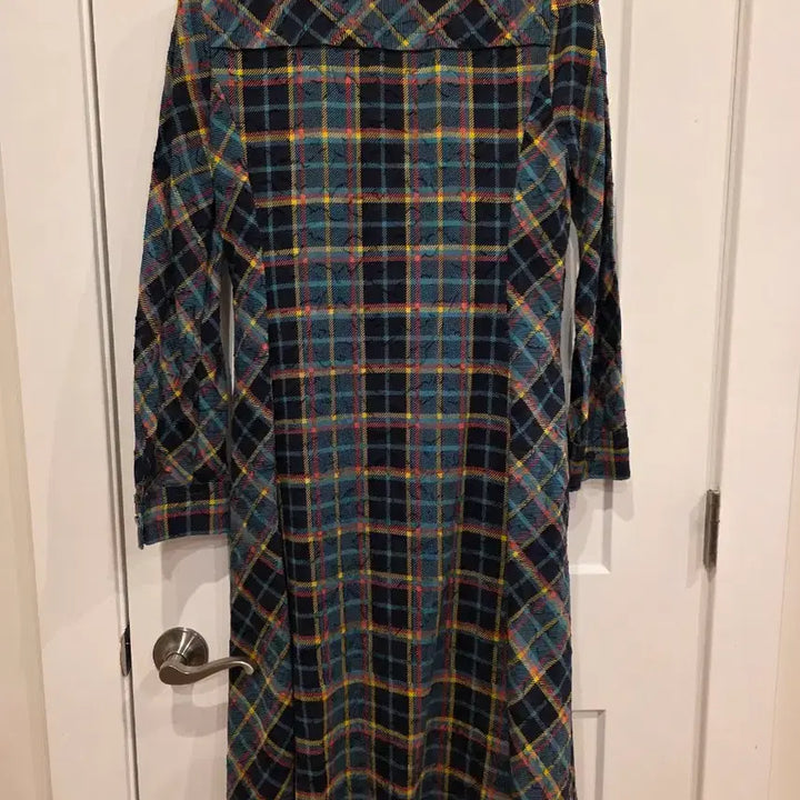 [BUNJANG] Keith Check Long Shirt Dress / KEITH 키이스 SS 체크 롱 셔츠 원피스