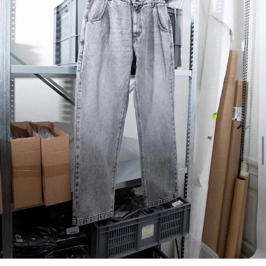 [BUNJANG] Mfpen Regular Jeans Grey M / Mfpen Regular Jeans Washed grey M