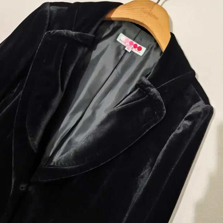 [BUNJANG] Hong Sung Wan Black Velvet Jacket / 고급하이브랜드홍성완!heng song wah 블랙 벨벳 자켓