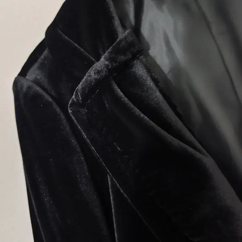[BUNJANG] Hong Sung Wan Black Velvet Jacket / 고급하이브랜드홍성완!heng song wah 블랙 벨벳 자켓