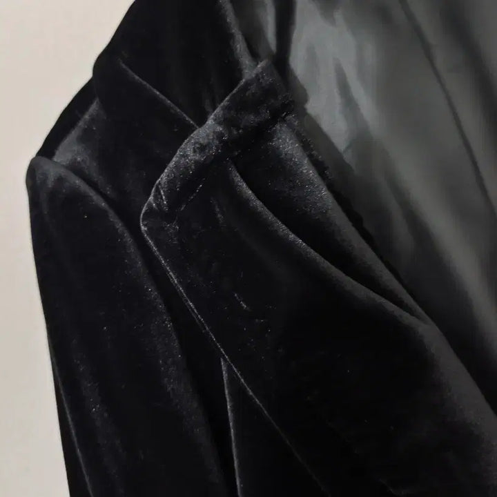 [BUNJANG] Hong Sung Wan Black Velvet Jacket / 고급하이브랜드홍성완!heng song wah 블랙 벨벳 자켓