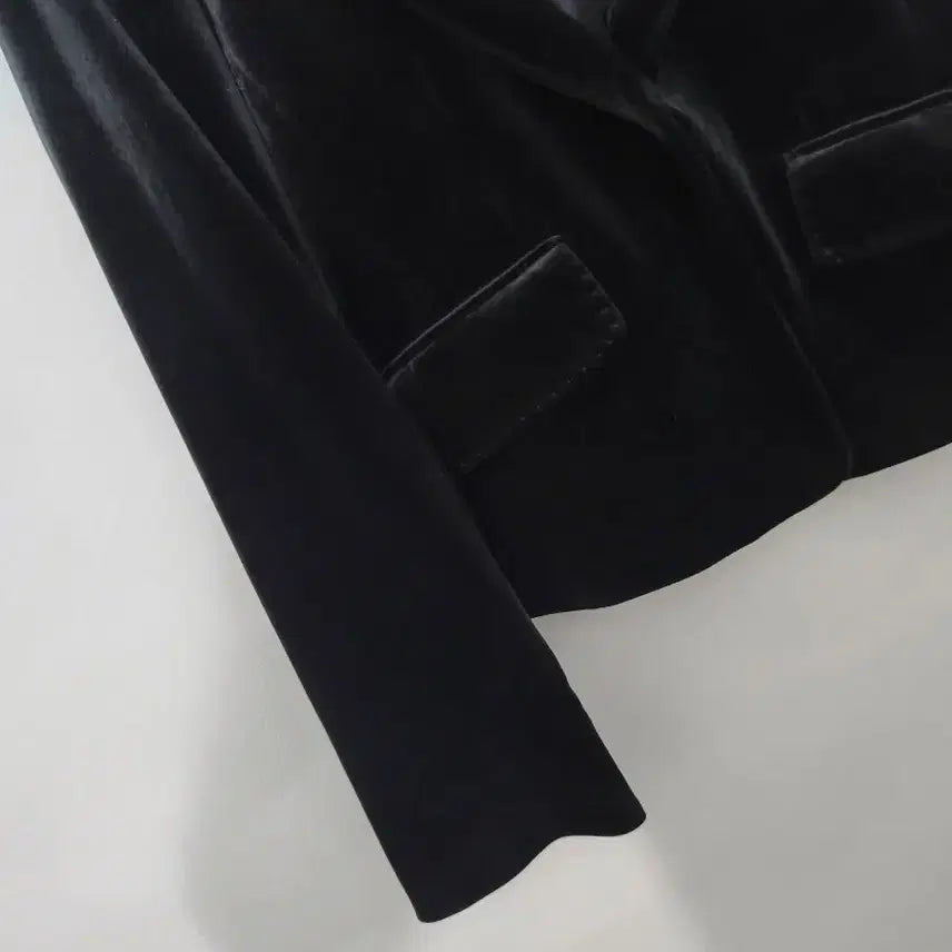 [BUNJANG] Hong Sung Wan Black Velvet Jacket / 고급하이브랜드홍성완!heng song wah 블랙 벨벳 자켓