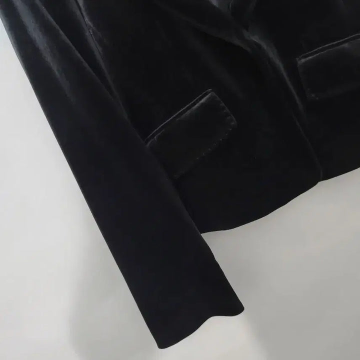 [BUNJANG] Hong Sung Wan Black Velvet Jacket / 고급하이브랜드홍성완!heng song wah 블랙 벨벳 자켓