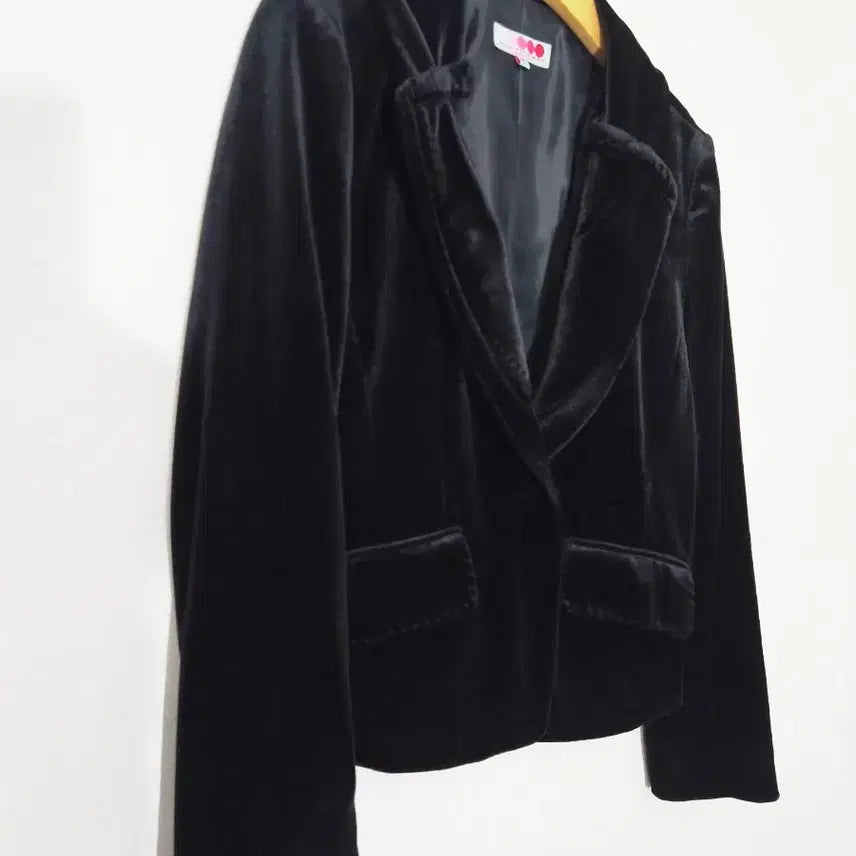 [BUNJANG] Hong Sung Wan Black Velvet Jacket / 고급하이브랜드홍성완!heng song wah 블랙 벨벳 자켓
