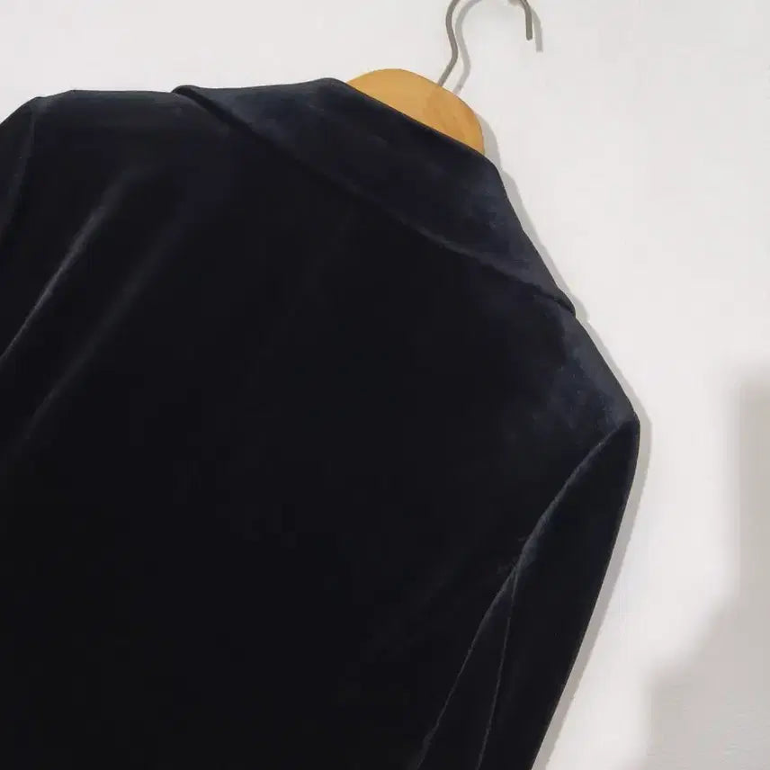 [BUNJANG] Hong Sung Wan Black Velvet Jacket / 고급하이브랜드홍성완!heng song wah 블랙 벨벳 자켓