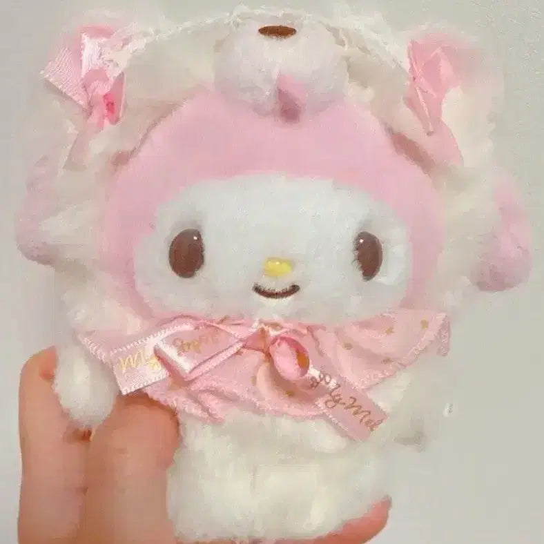 [BUNJANG] Sanrio My Melody Fuwamoco Mascot Plush / (이번달까지만이가격!)산리오 정품 마이멜로디 후와모사 마스코트