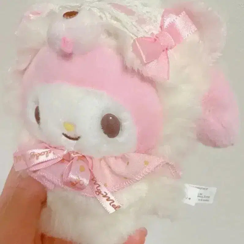 [BUNJANG] Sanrio My Melody Fuwamoco Mascot Plush / (이번달까지만이가격!)산리오 정품 마이멜로디 후와모사 마스코트