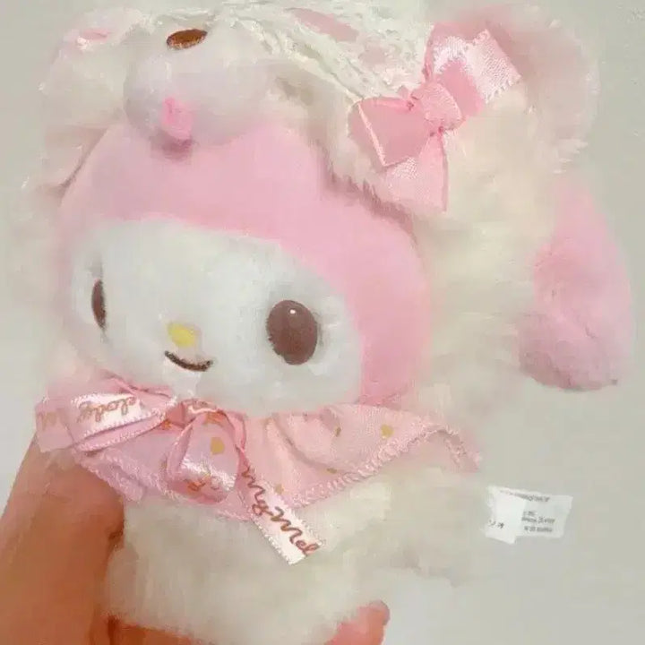 [BUNJANG] Sanrio My Melody Fuwamoco Mascot Plush / (이번달까지만이가격!)산리오 정품 마이멜로디 후와모사 마스코트