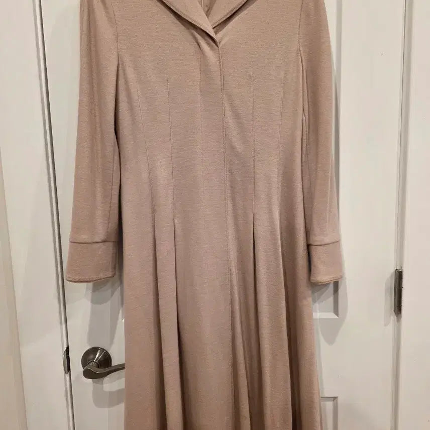 [BUNJANG] KEITH Beige Wool Suit Dress with Belt / KEITH 키이스 베이지 정장 원피스