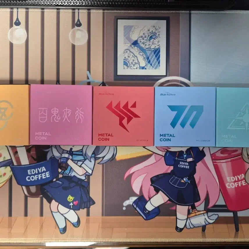 [BUNJANG] Blue Archive Metal Coin Bundle Set / 블루아카이브 메탈코인