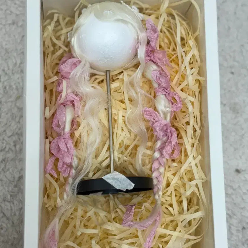 [BUNJANG] BJD Blonde Braided Hair MSD / 구체관절인형 블론드 땋은 머리 msd