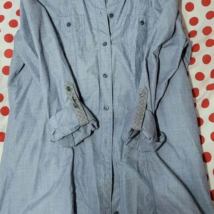 [BUNJANG] Hazzys Blue Shirt / 헤지스 셔츠 90