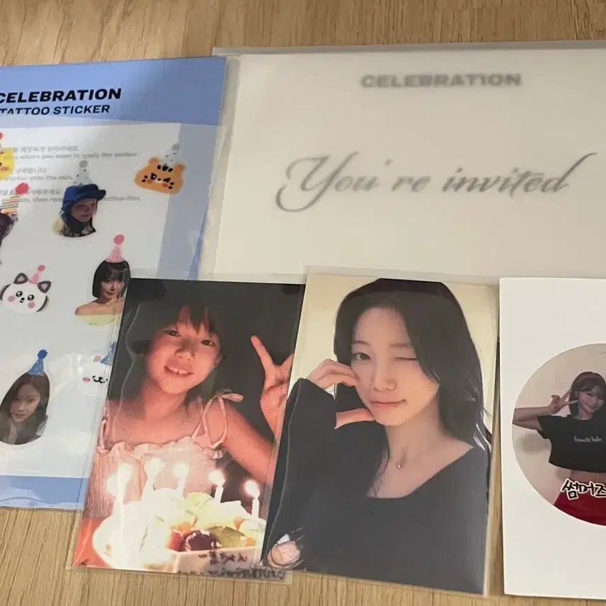 [SOLD OUT] 르세라핌 카즈하 공방 사복 포카 아기포카 일괄