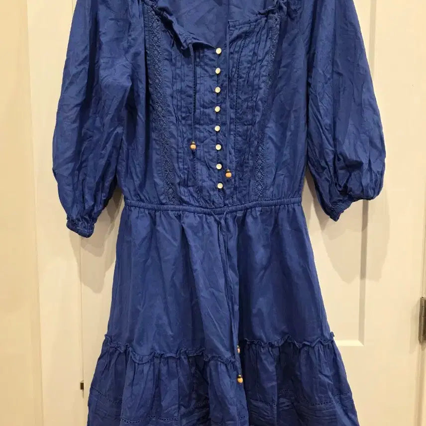 [BUNJANG] Ralph Lauren Royal Blue Dress / 로렌바이랄프로렌 로얄블루 원피스