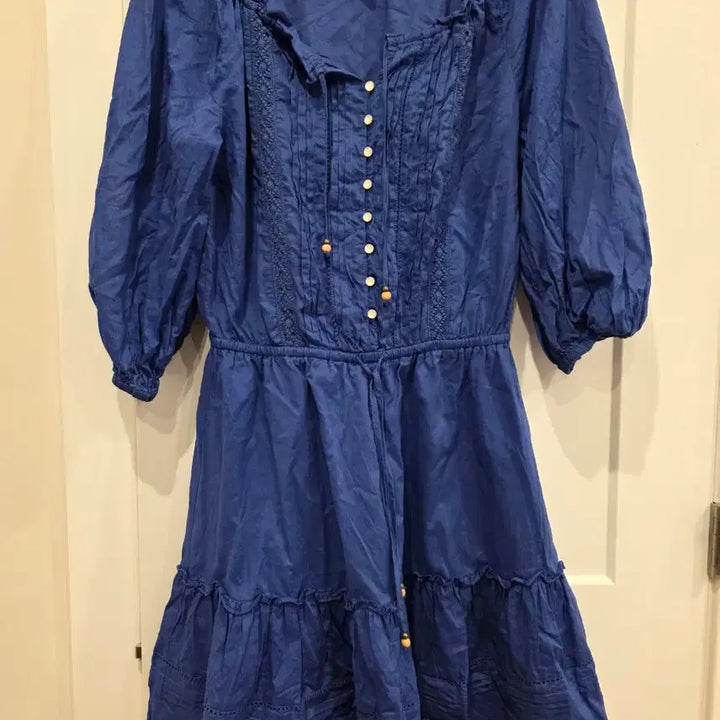 [BUNJANG] Ralph Lauren Royal Blue Dress / 로렌바이랄프로렌 로얄블루 원피스