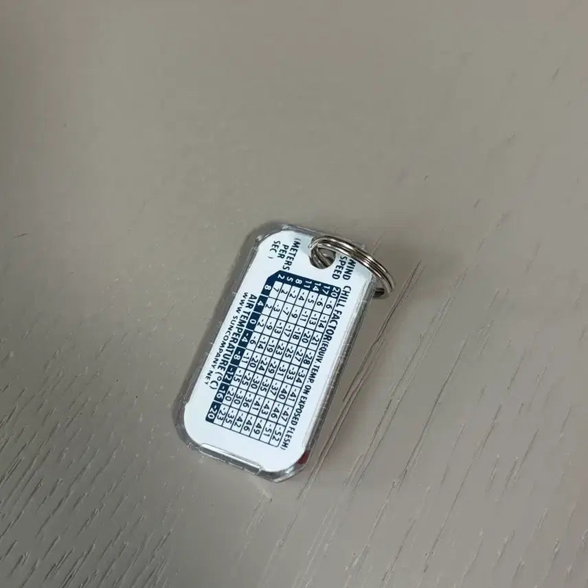 [BUNJANG] Montbell Mirror Thermometer Keychain / 몽벨 미러 온도계 키링