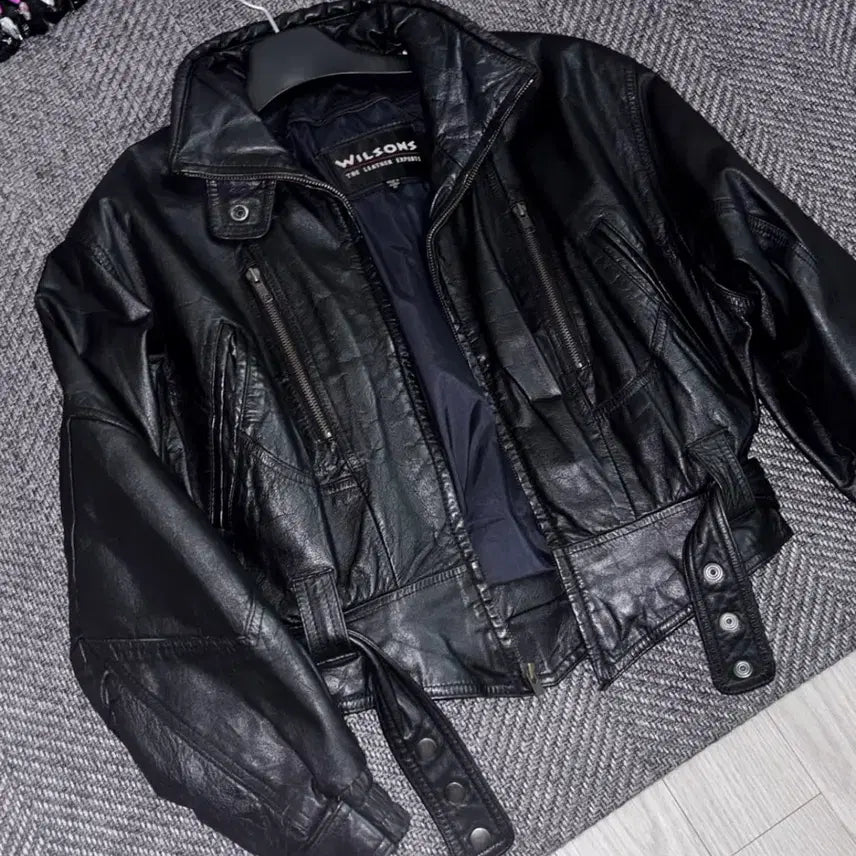 [BUNJANG] Vintage Wilson Leather Jacket / 빈티지 윌슨레더 자켓