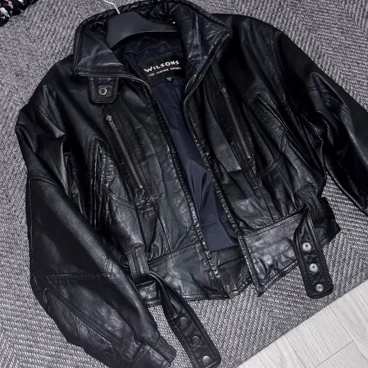 [BUNJANG] Vintage Wilson Leather Jacket / 빈티지 윌슨레더 자켓