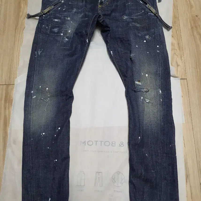 [BUNJANG] Dsquared2 Sexy Twist Jeans / 정품 디스퀘어드2 콜마이너 섹시트배 46
