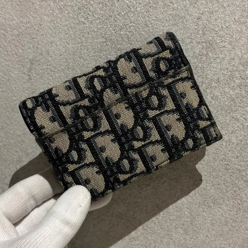 [BUNJANG] Dior Oblique Saddle Flap Card Wallet / [ OS ] 디올 오블리크 새들 플랩 카드지갑