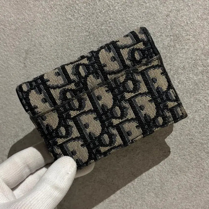 [BUNJANG] Dior Oblique Saddle Flap Card Wallet / [ OS ] 디올 오블리크 새들 플랩 카드지갑