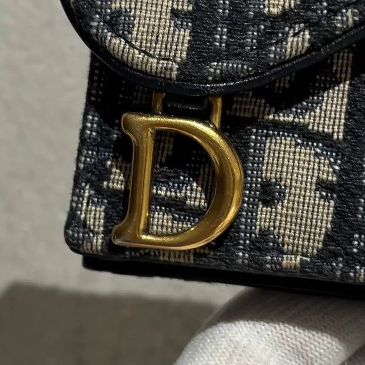[BUNJANG] Dior Oblique Saddle Flap Card Wallet / [ OS ] 디올 오블리크 새들 플랩 카드지갑