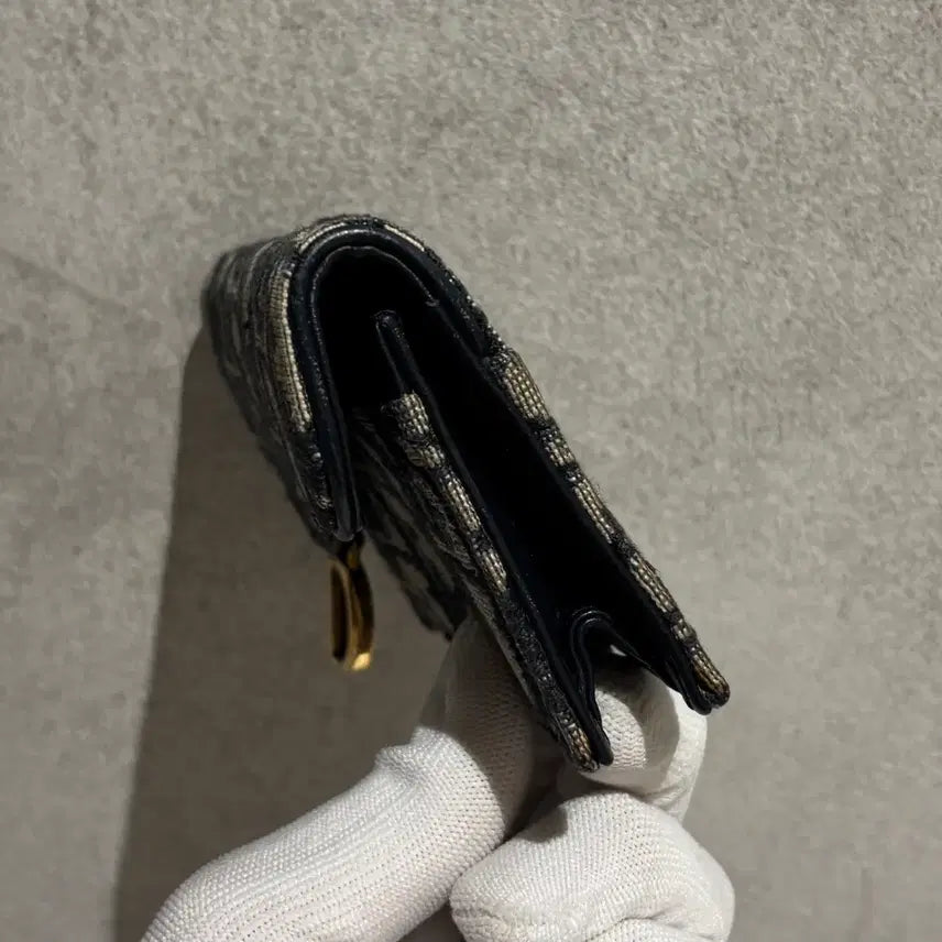 [BUNJANG] Dior Oblique Saddle Flap Card Wallet / [ OS ] 디올 오블리크 새들 플랩 카드지갑