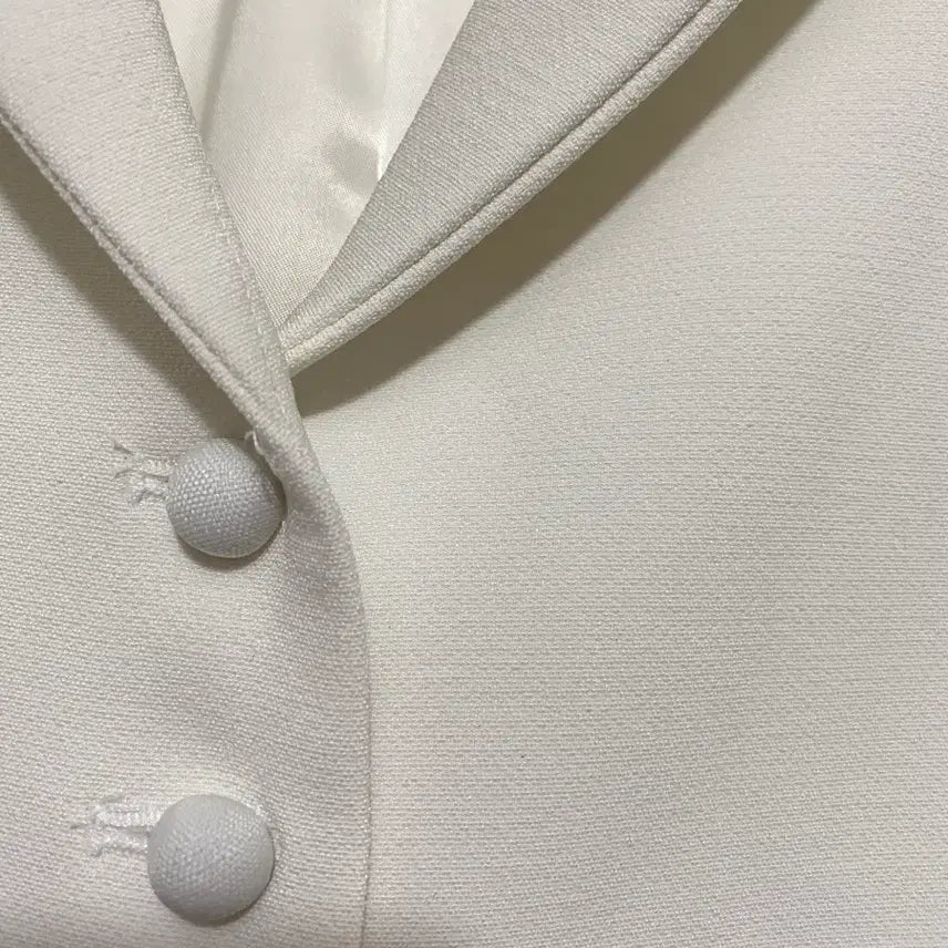 [BUNJANG] ODS Black Label Louvre Jacket - White / 오디에스 블랙라벨 루브르 자켓 화이트
