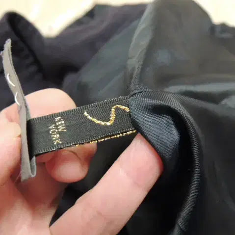 [BUNJANG] Embroidered Gold Navy Jacket / 골드자수 장식 멋진 피트한 곤색 쟈켓 / 반품 43cm
