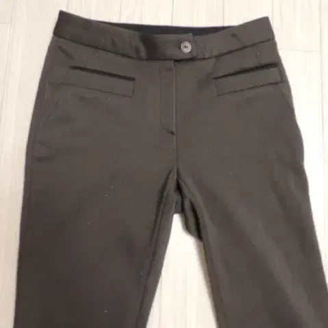 [BUNJANG] Comfortable Fleece-Lined Straight-Fit Pants / 매끄리하고 신축성 있는 편한 기모 바지 / 허리반품 38cm
