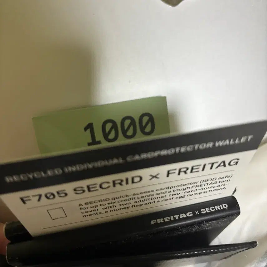 [BUNJANG] Freitag Secret Card Wallet / 프라이탁 시크리드 카드지갑