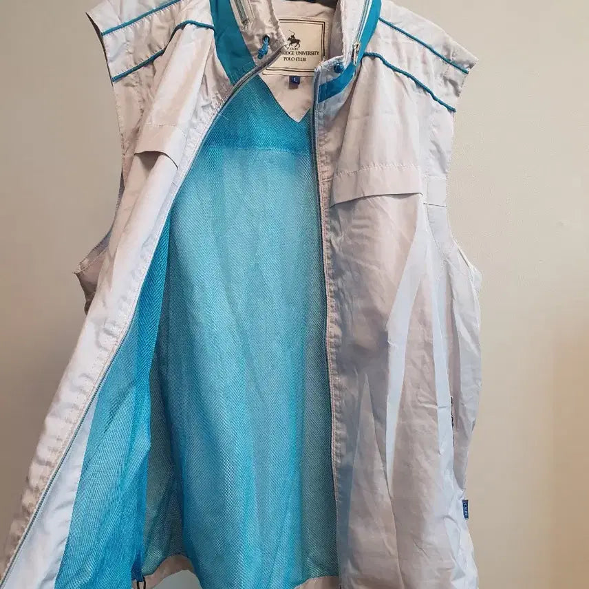 [SOLD OUT] 그레이블루 남성 바람막이 조끼 L