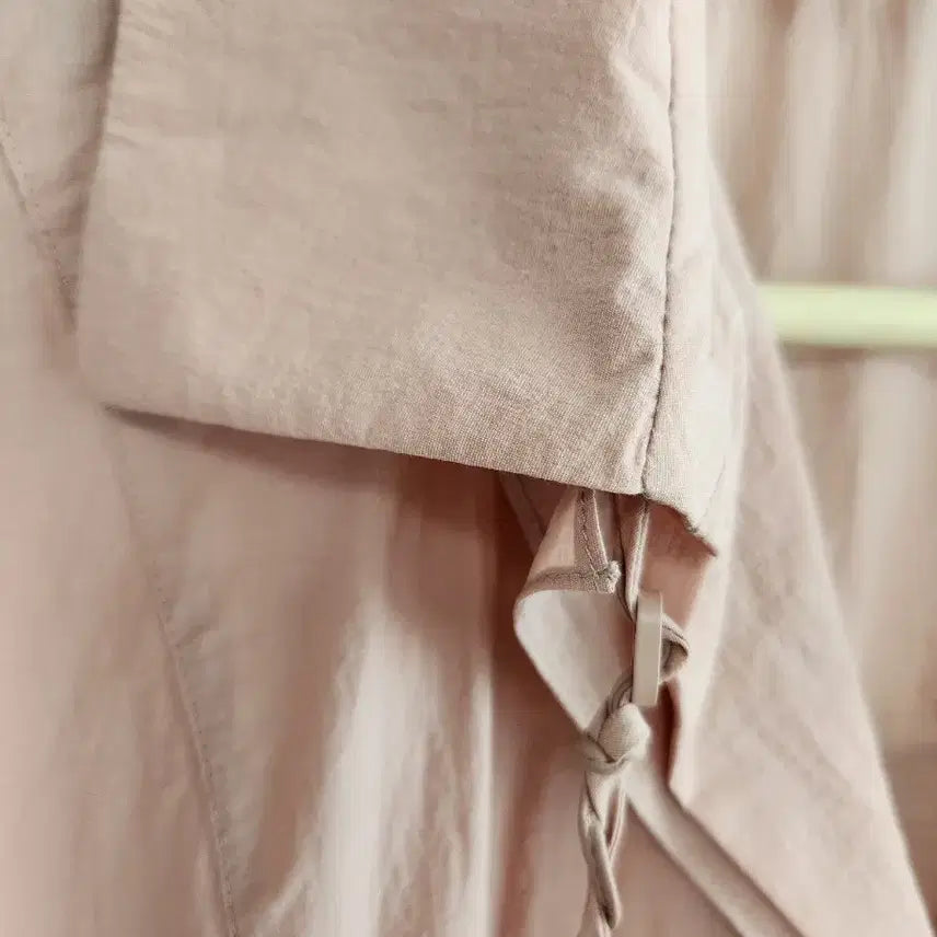 [BUNJANG] Hansome Latt by T Correl Shirt Long Windbreaker Jacket / 한섬 래트바이트 코랄 셔츠 롱 바람막이 쟈켓