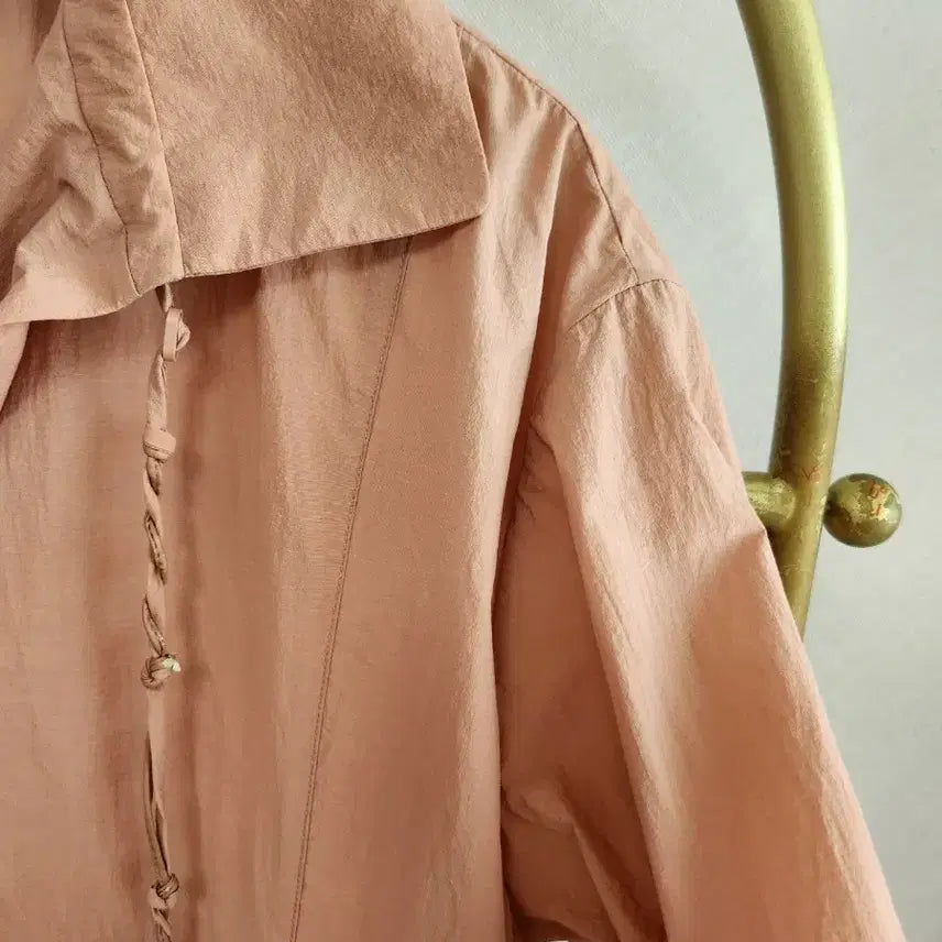 [BUNJANG] Hansome Latt by T Correl Shirt Long Windbreaker Jacket / 한섬 래트바이트 코랄 셔츠 롱 바람막이 쟈켓