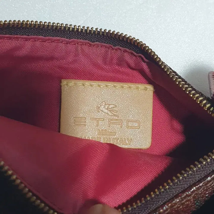 [BUNJANG] Etro Logo Shoulder Bag with Mini Pouch / 정품이고 ㅡ에트로 ㅡ로고백 ㅡ미니파우치 포함