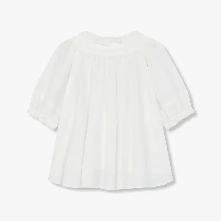 [SOLD OUT] [새상품] 지컷 프릴카라 레이스 블라우스