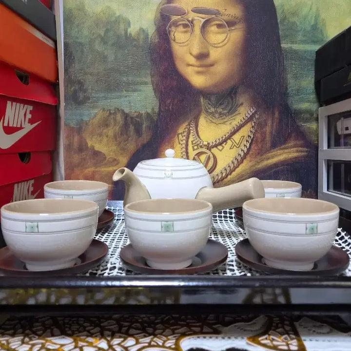 [BUNJANG] Kwangjuyo Santtalmun Tea Set / 광주요 산딸문 다기세트