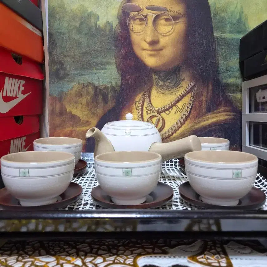 [BUNJANG] Kwangjuyo Santtalmun Tea Set / 광주요 산딸문 다기세트
