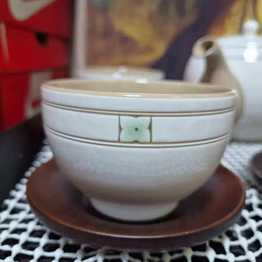 [BUNJANG] Kwangjuyo Santtalmun Tea Set / 광주요 산딸문 다기세트