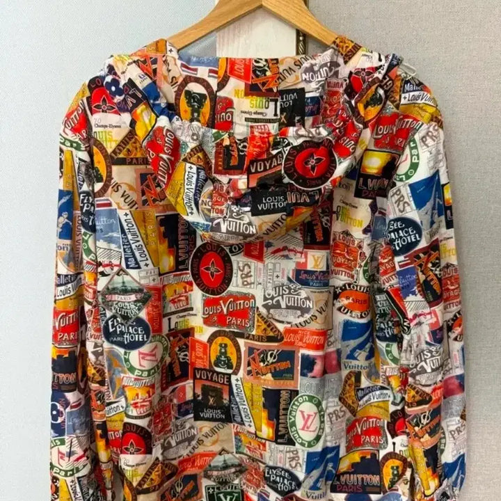 [BUNJANG] Patterned Hooded Windbreaker and Shorts Set / 패턴 후드 바람막이 + 반바지 세트