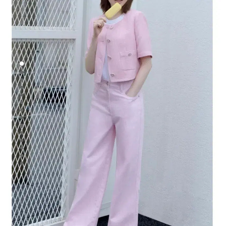 [BUNJANG] Kenneth Lady Tweed Summer Jacket / 케네스레이디 트위드 여름자켓