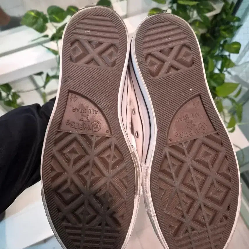 [BUNJANG] Converse Canvas White Sneakers / 컨버스 캔버스화 흰색 운동화