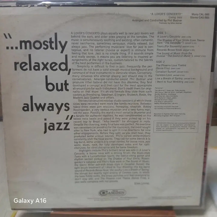 [BUNJANG] Living Jazz A Lover&