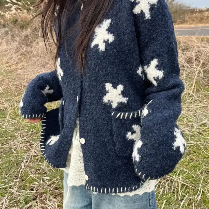 [BUNJANG] Kimahop Hoshi Star Wool Cardigan / 새상품)김아홉 호시 스타 울 가디건