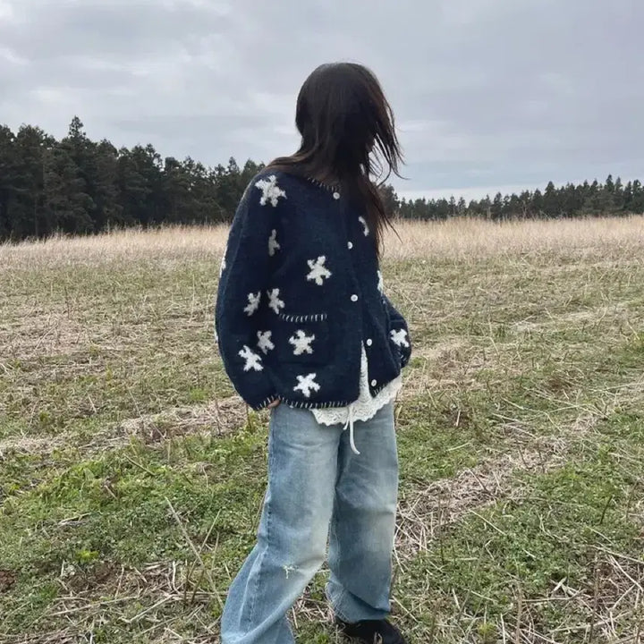 [BUNJANG] Kimahop Hoshi Star Wool Cardigan / 새상품)김아홉 호시 스타 울 가디건