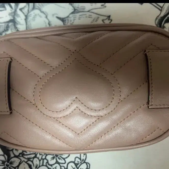 [BUNJANG] Gucci GG Marmont Belt Bag Beige/Pink / 구찌 정품 GG 마몽 벨트백 베이지/핑크