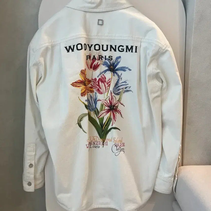 [SOLD OUT] 우영미 24SS 플라워 데님자켓 (46사이즈)
