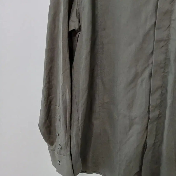 [BUNJANG] TNGT Linen Open Collar Shirt (105) / 남성 TNGT 오픈카라 린넨셔츠 (새상품.105)
