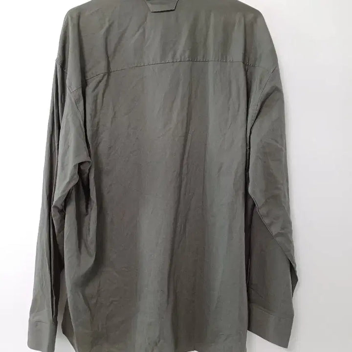 [BUNJANG] TNGT Linen Open Collar Shirt (105) / 남성 TNGT 오픈카라 린넨셔츠 (새상품.105)